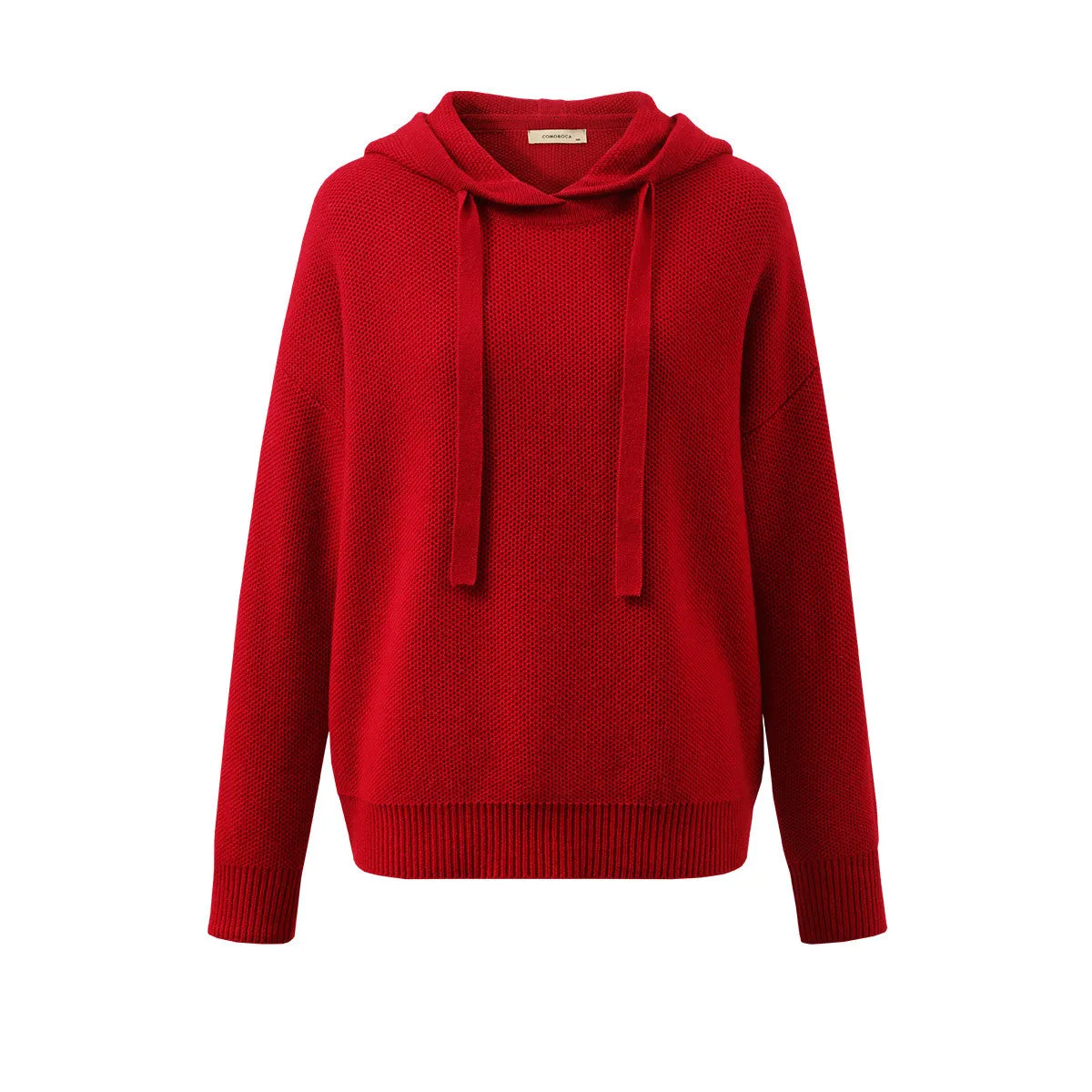 100% Wool Sweater Casual Knitted Hoodie