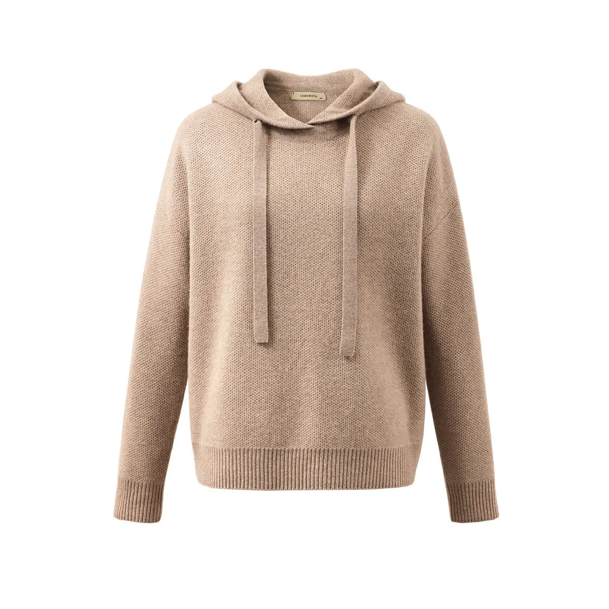 100% Wool Sweater Casual Knitted Hoodie