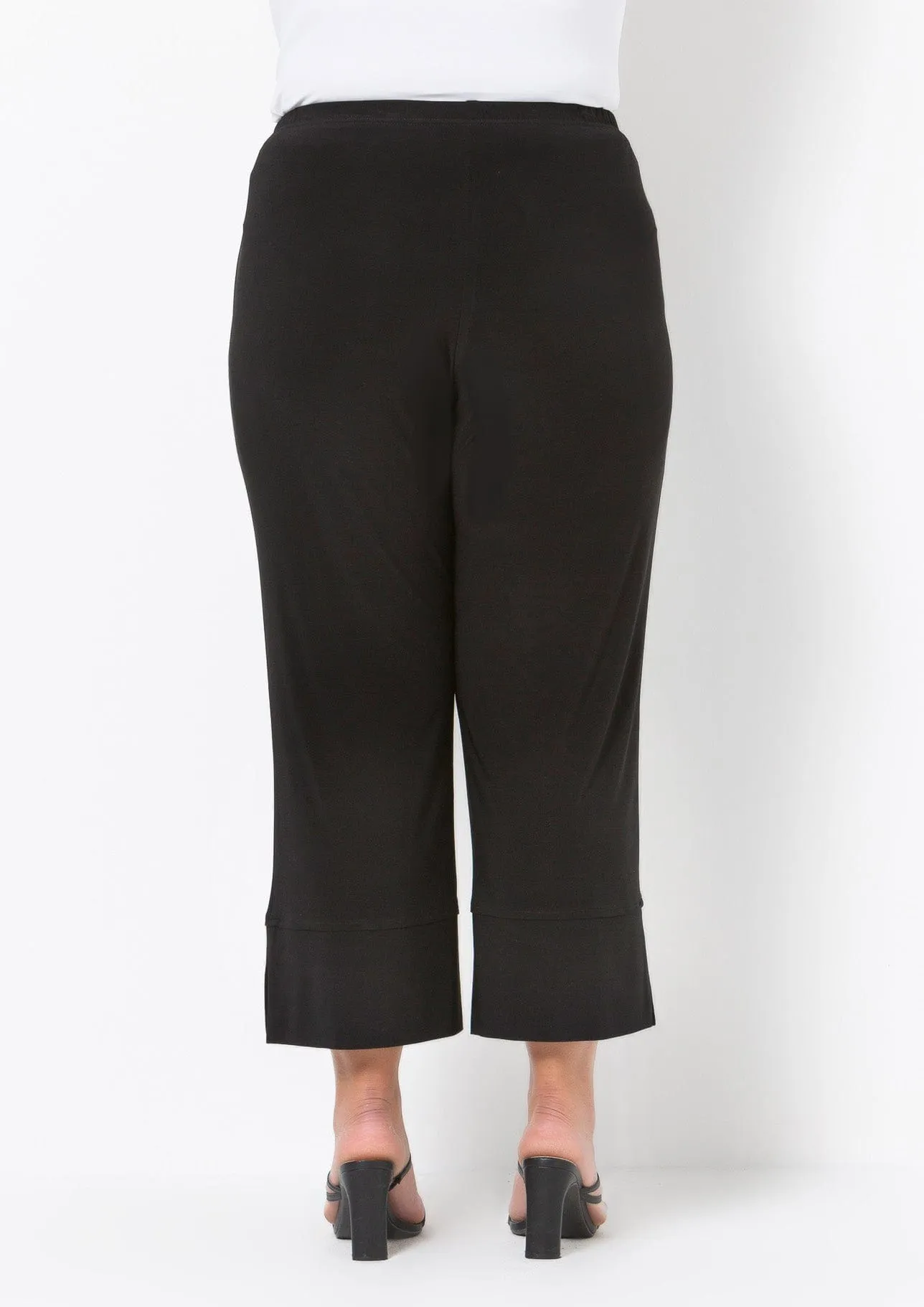 1006 Wide Crop Jersey Pant