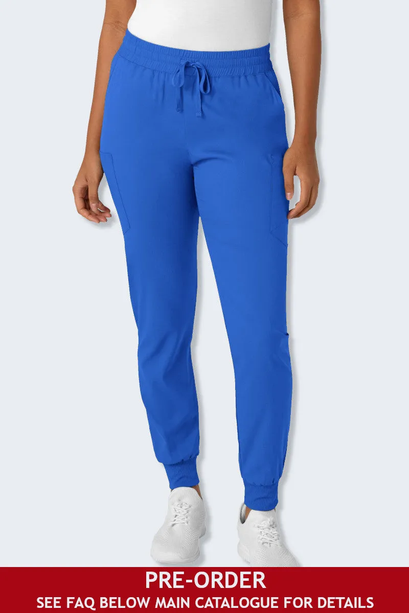 5151 LaserClinics WonderWink Boundless Women's Jogger Scrub Pant Royal