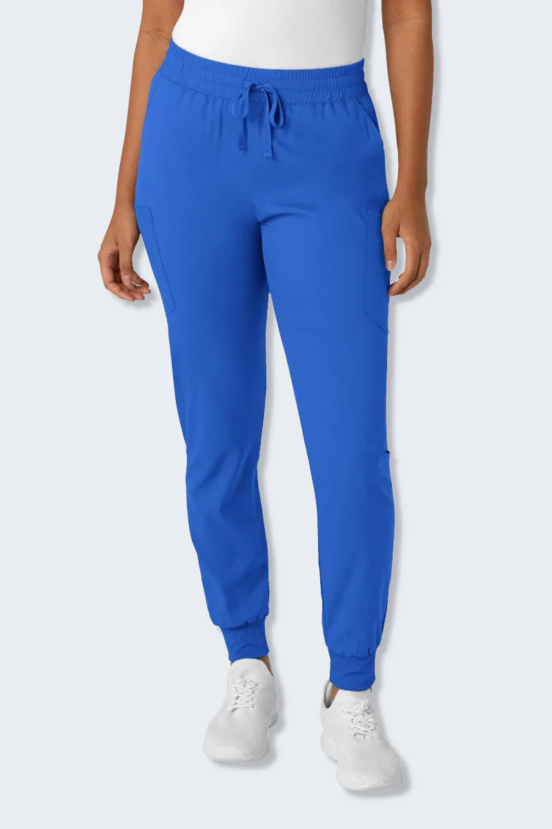 5151 LaserClinics WonderWink Boundless Women's Jogger Scrub Pant Royal