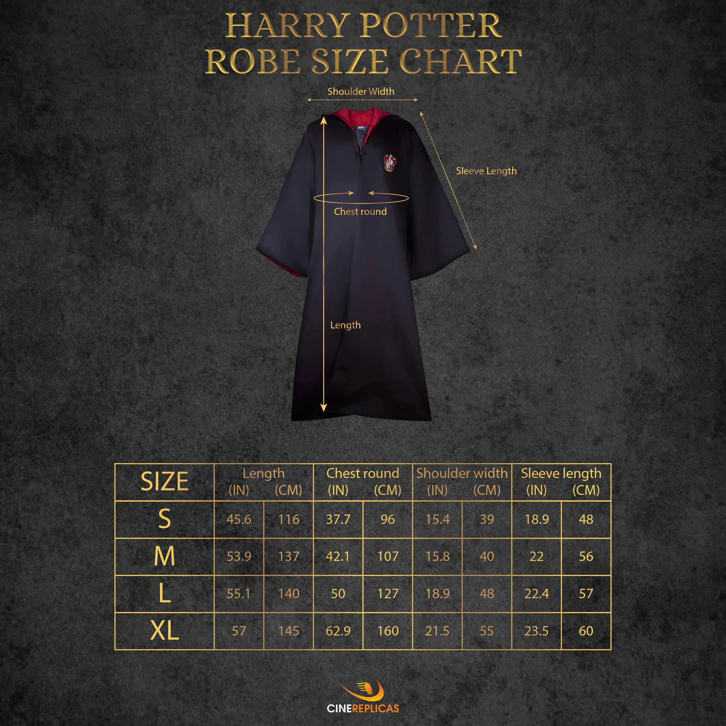 Adult Gryffindor Deluxe Full Uniform