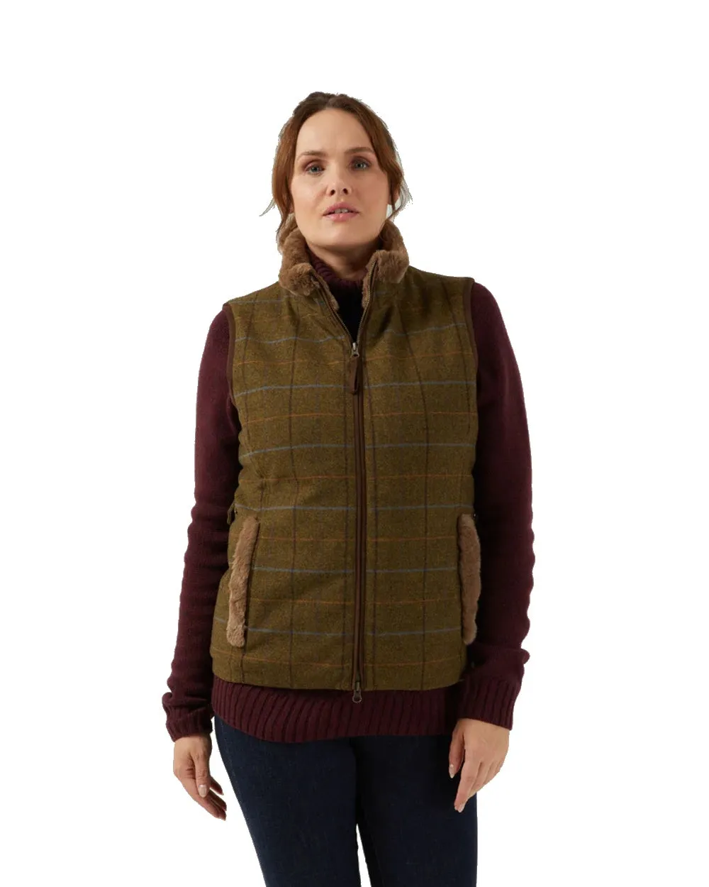 Alan Paine Combrook Tweed Ladies Gilet