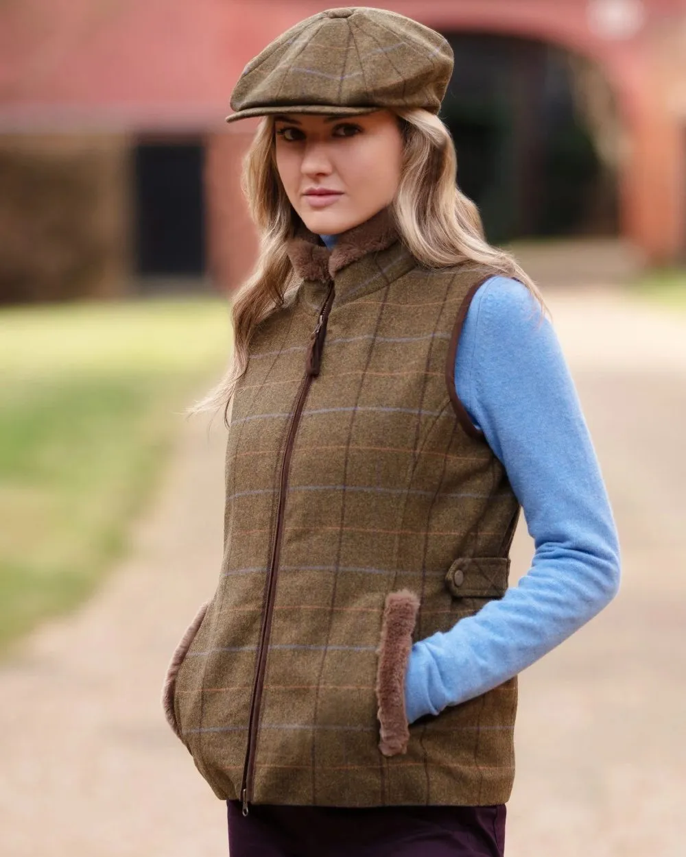 Alan Paine Combrook Tweed Ladies Gilet