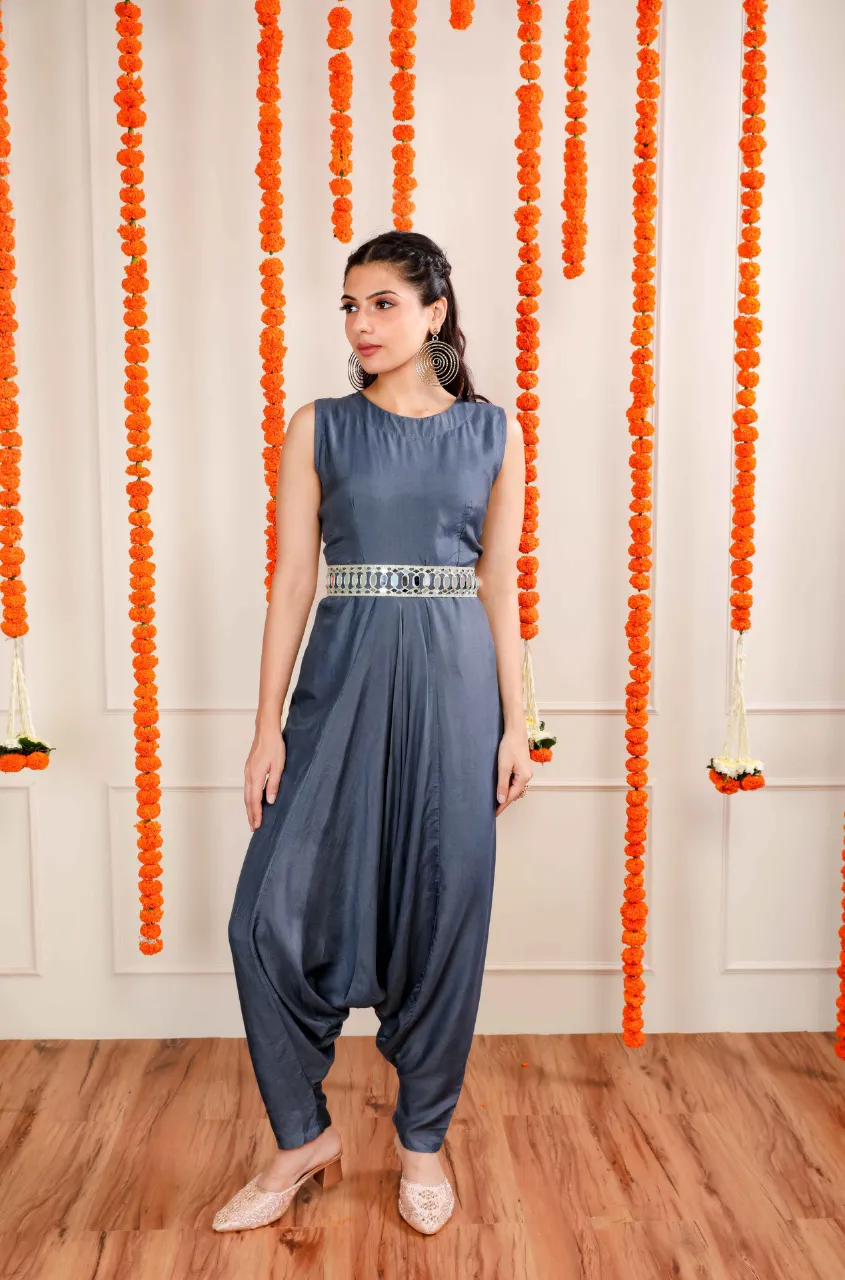 ALLOY -   Dhoti Jumpsuit With Embellished Jacket