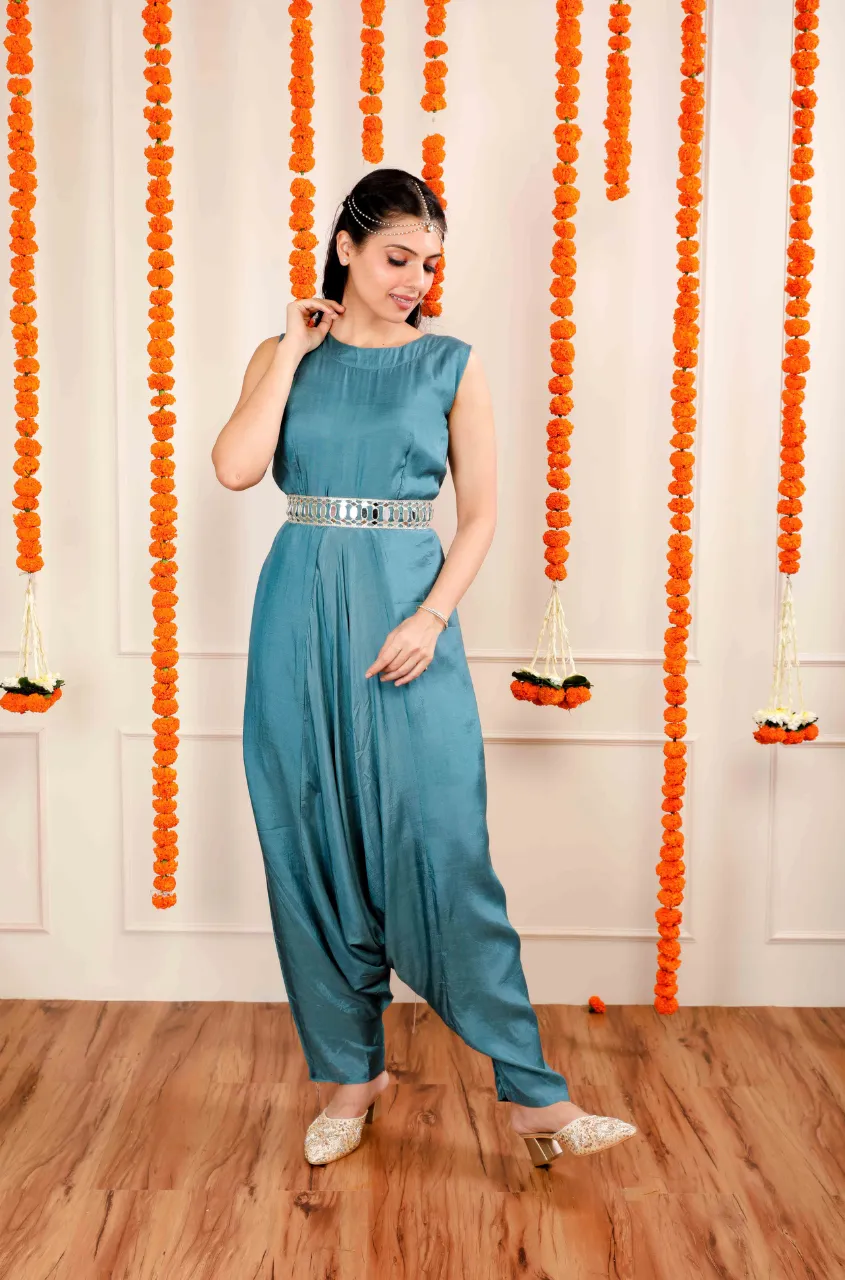 ALLOY -   Dhoti Jumpsuit With Embellished Jacket