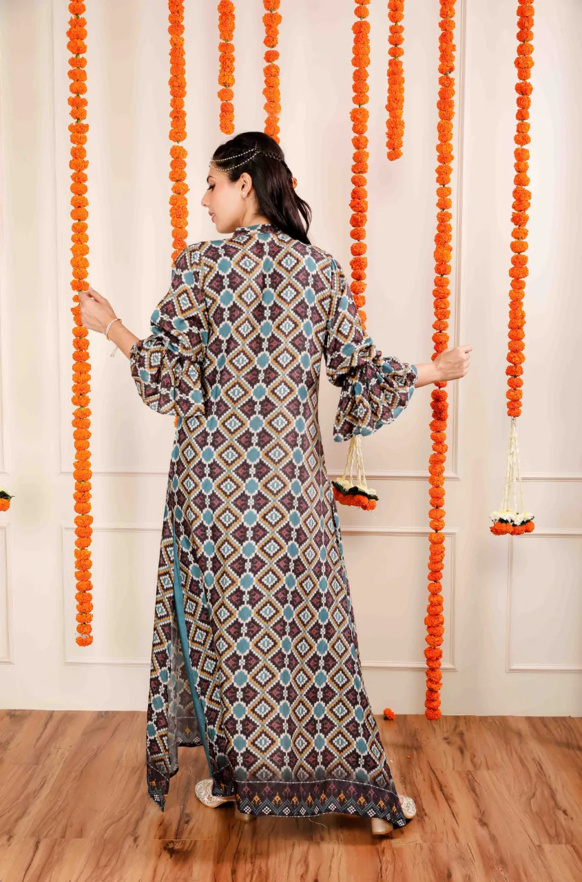 ALLOY -   Dhoti Jumpsuit With Embellished Jacket