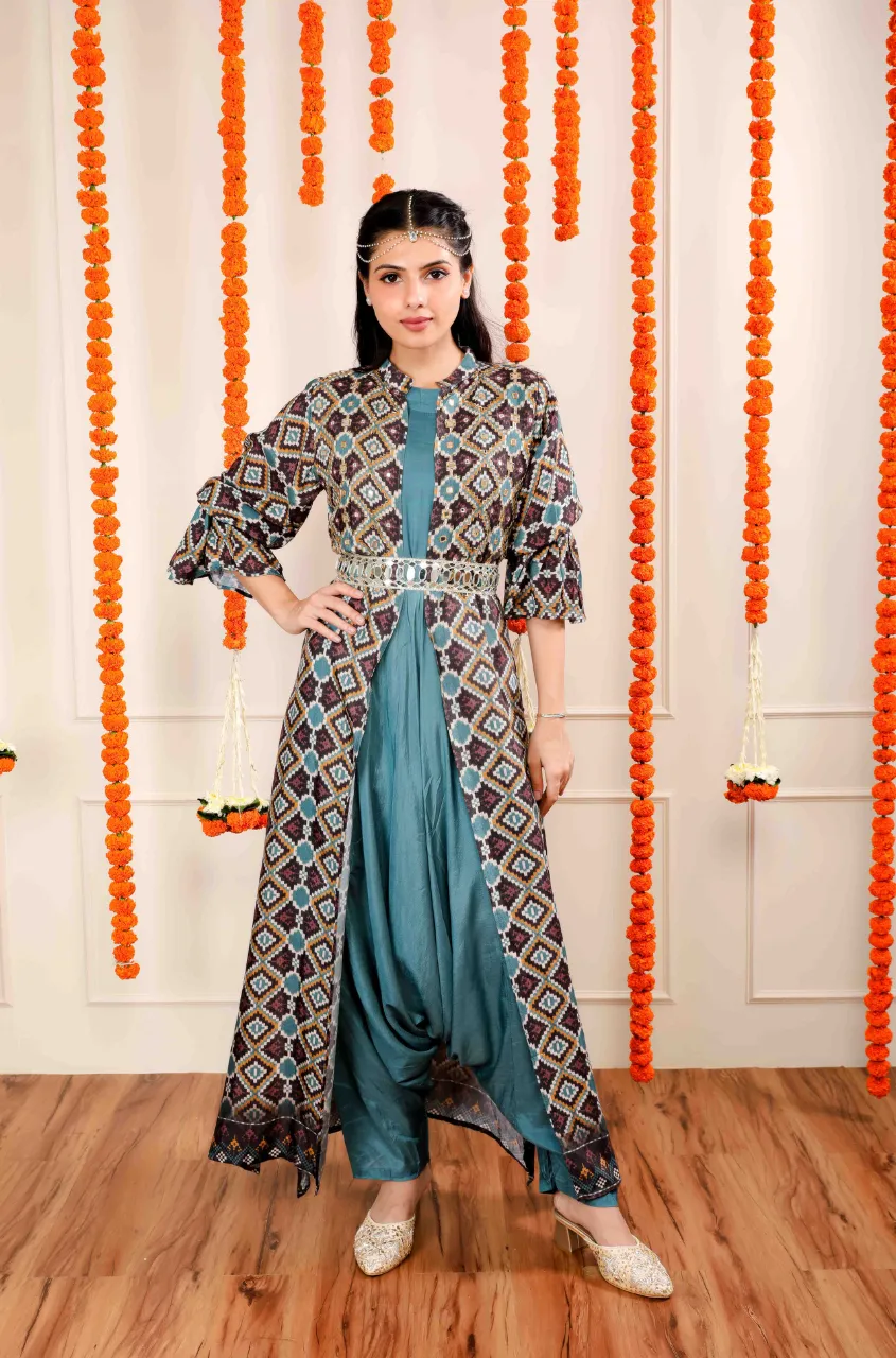 ALLOY -   Dhoti Jumpsuit With Embellished Jacket