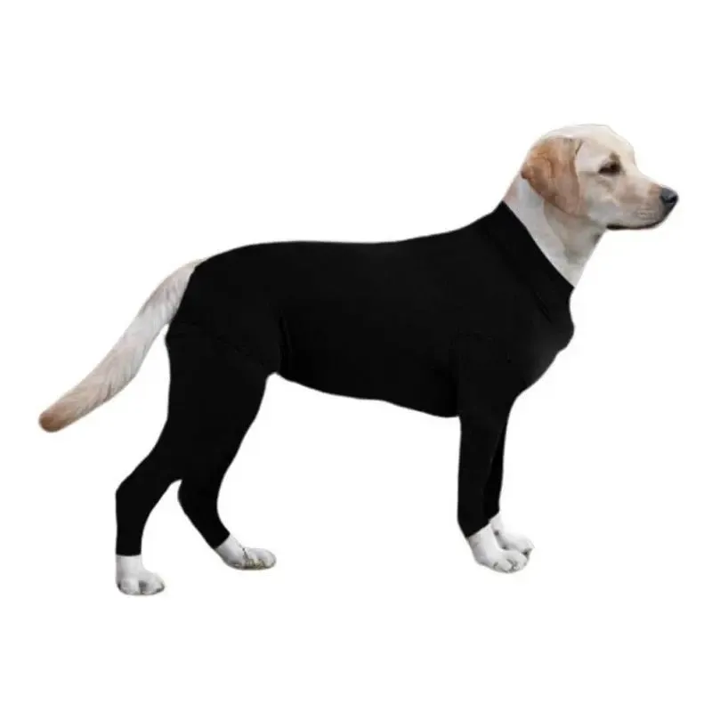 AnniePaw Post-Surgery Bodysuit for Big Dogs: 4-Legs Tight Jumpsuit