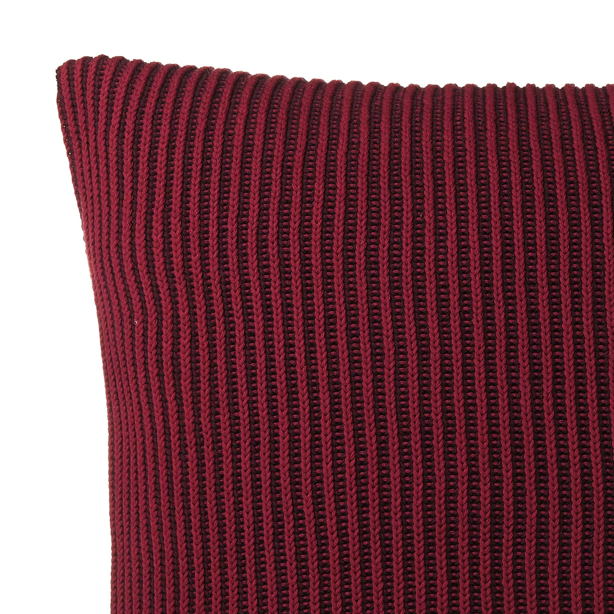 Azoia Cushion Cover [Bordeaux red/Dark red]