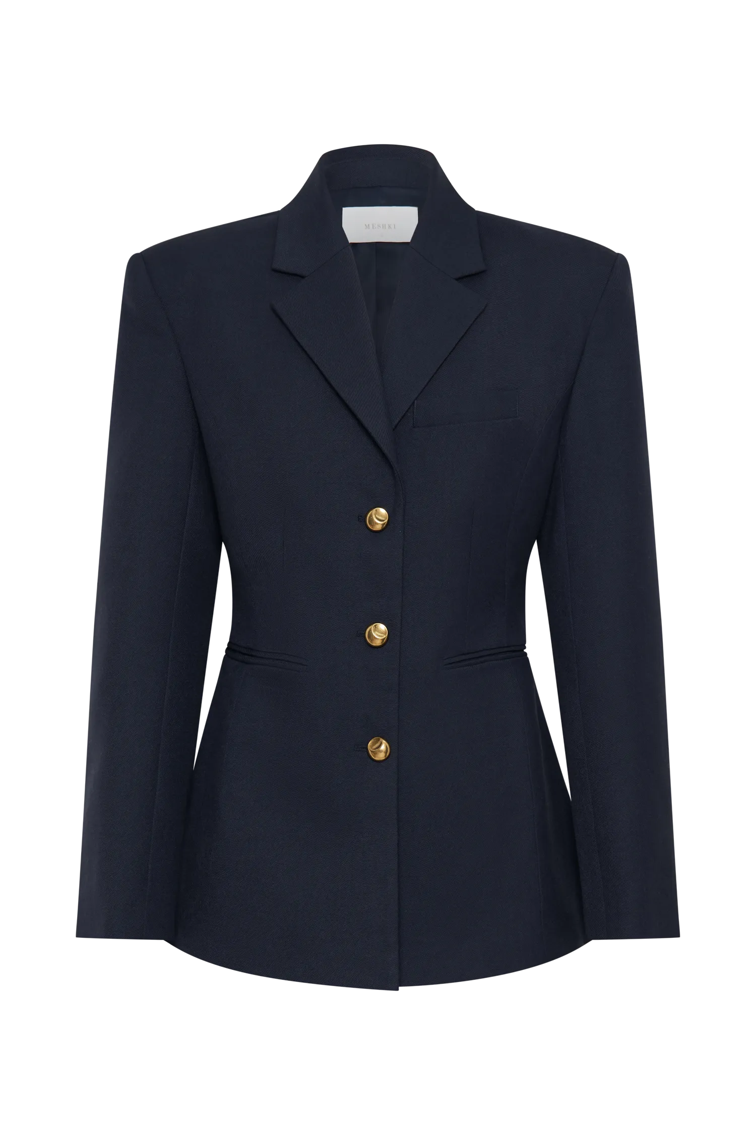 Bellamy Cinched Blazer - Dark Navy