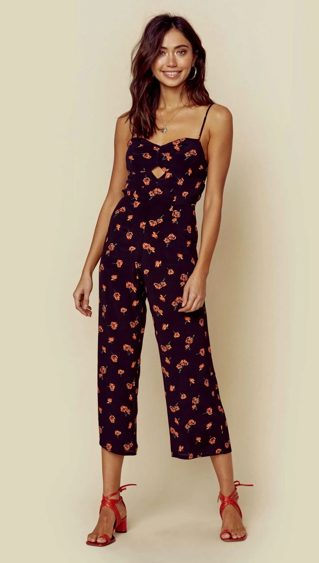 Blue Life Elle Jumpsuit Black Poppy Field