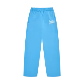 Broken Planet Basics Straight Leg Sweatpants - Light Blue