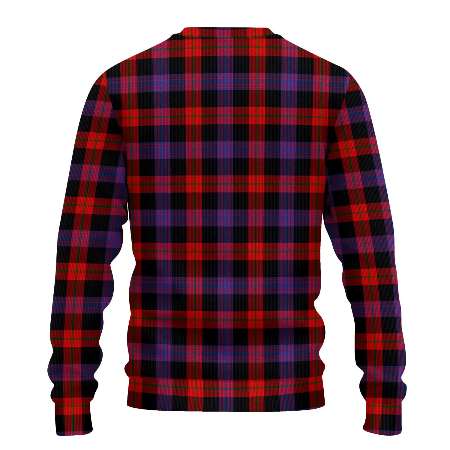 Broun Modern Tartan Ugly Sweater