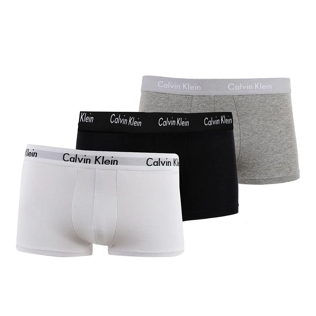 Calvin Klein Crested 3 IN 1 Pack Black White and Grey Boxers