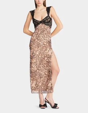 CAMILLE MAXI DRESS LEOPARD