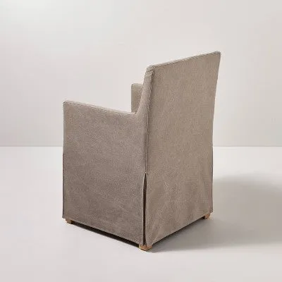 Canvas Slipcover Dining Chair - Gray - Hearth & Hand with Magnolia