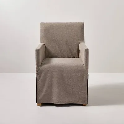 Canvas Slipcover Dining Chair - Gray - Hearth & Hand with Magnolia