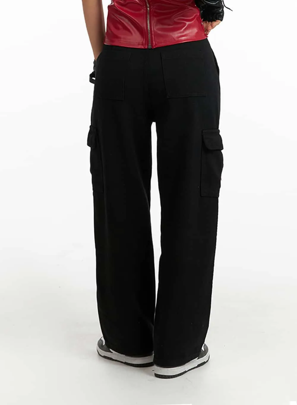 Cargo Wide Leg Pants IM405