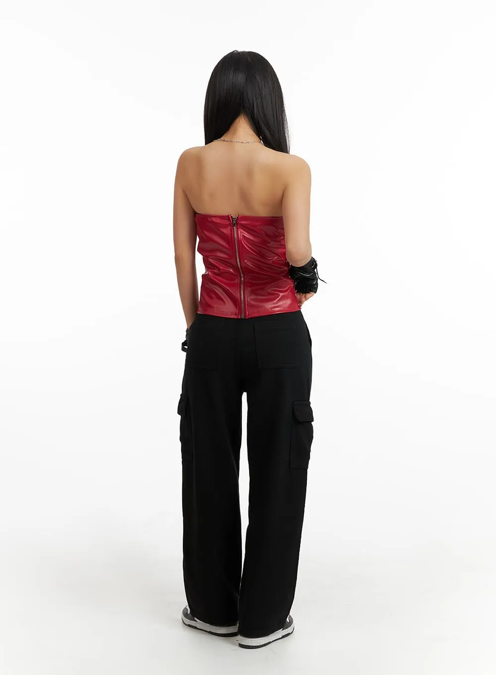 Cargo Wide Leg Pants IM405