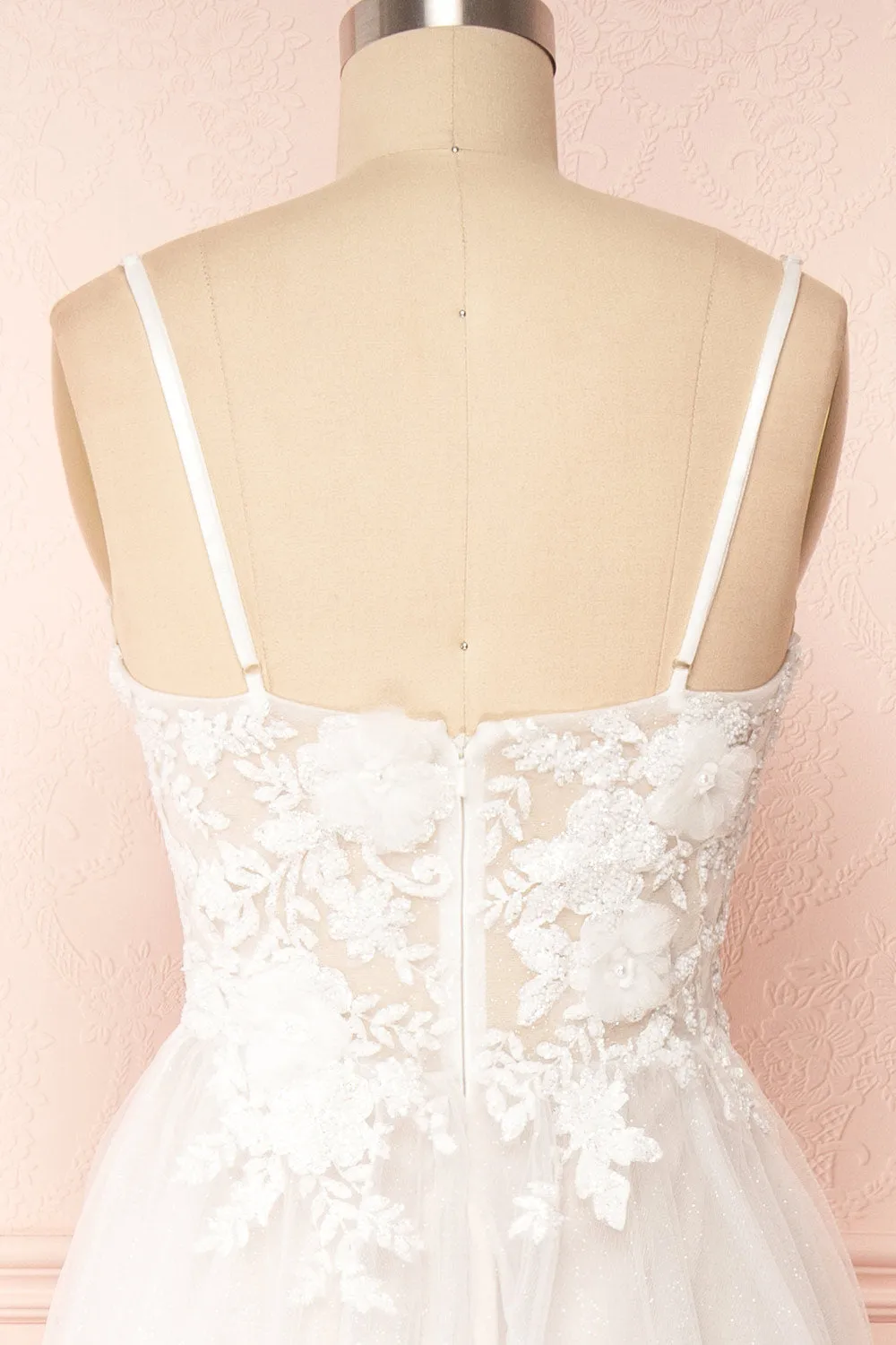 Cassandra | Embroidered A-Line Bridal Dress