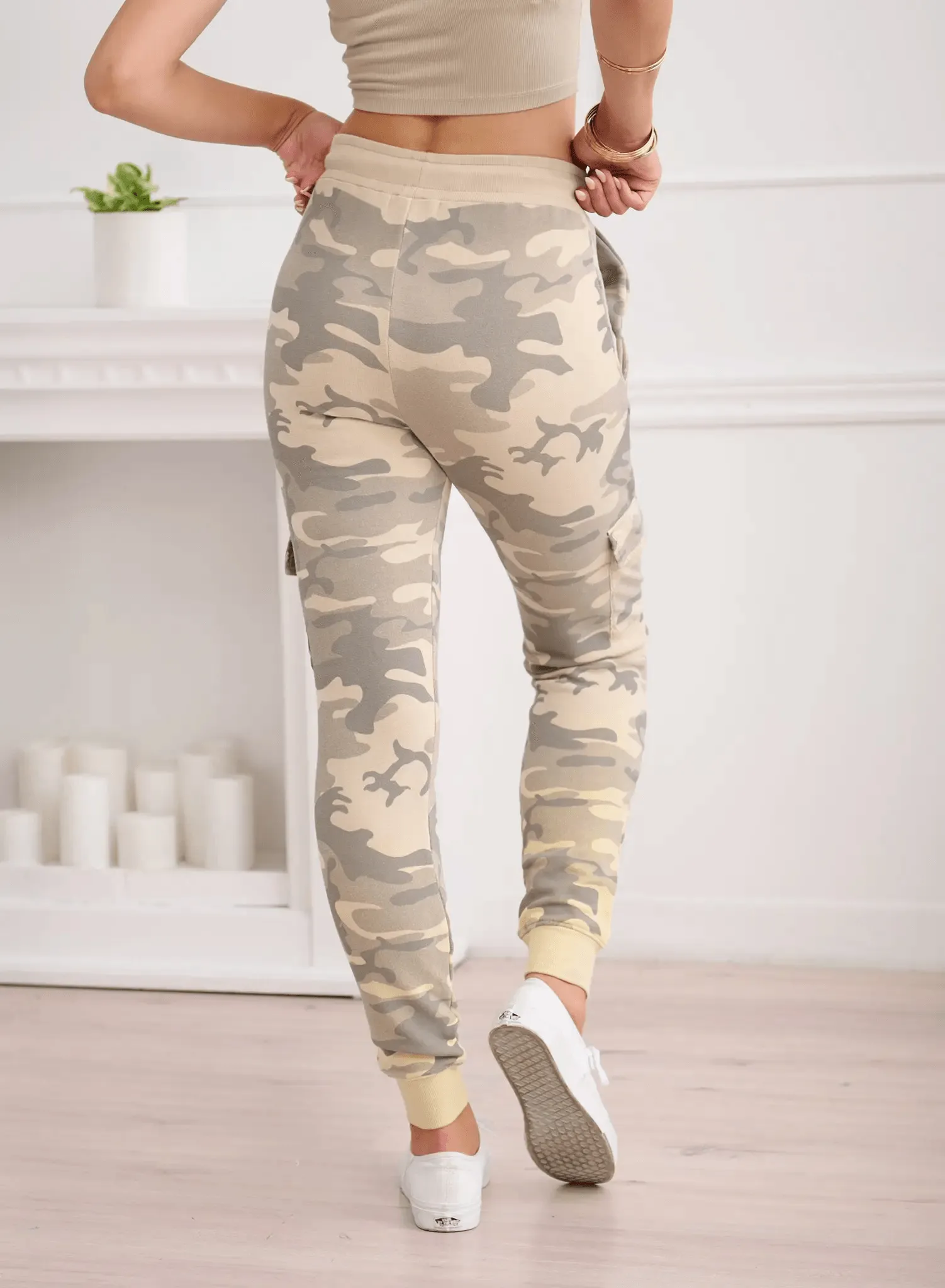 CHRLDR Faded Camo Cargo Sweatpant