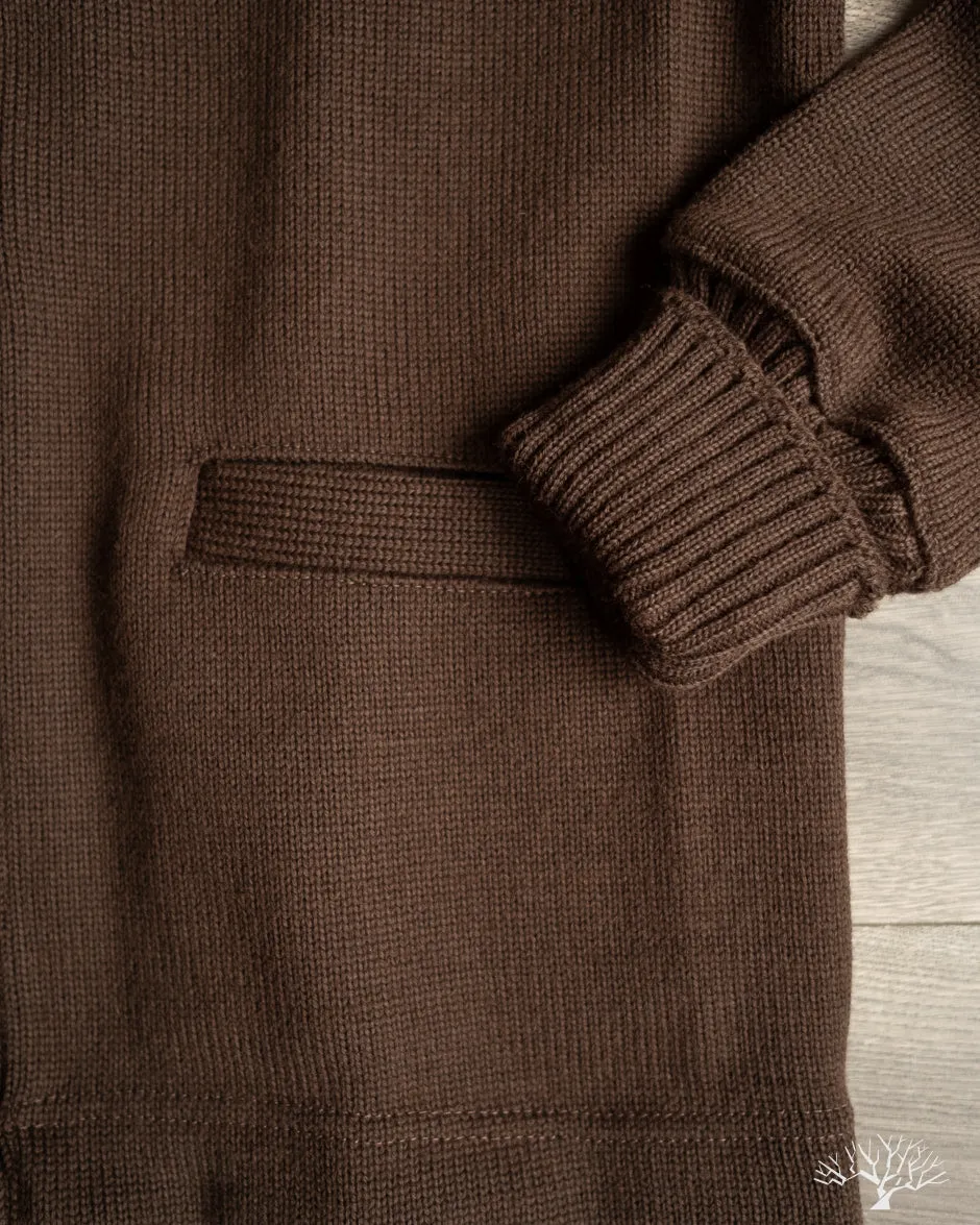 Classic Cardigan - Brown (Modified)