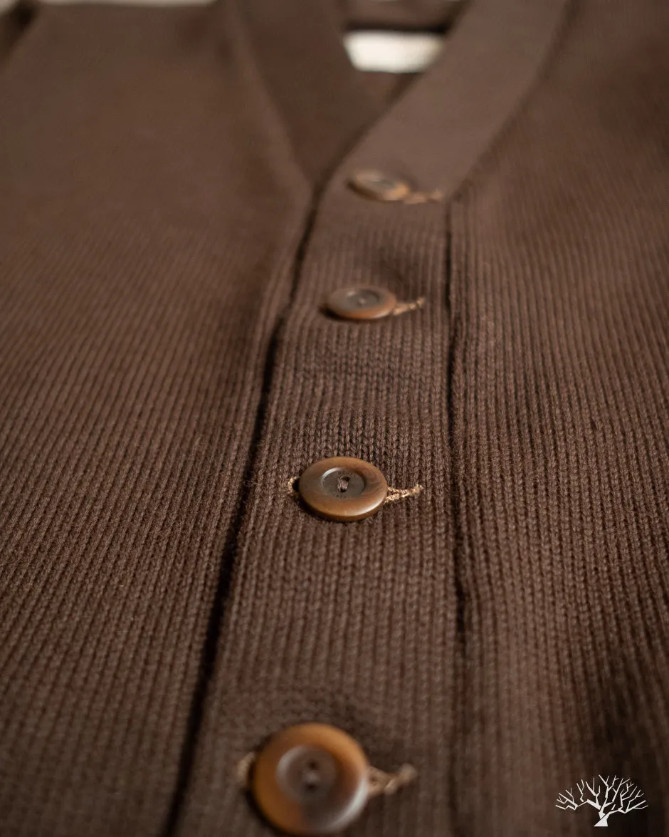 Classic Cardigan - Brown (Modified)