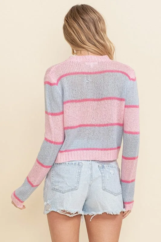 Cotton Candy Dreams Sweater