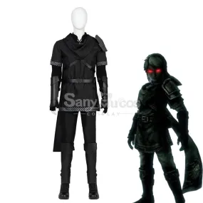 【Custom-Tailor】Game The Legend of Zelda Cosplay Black Link Black Cosplay Costume