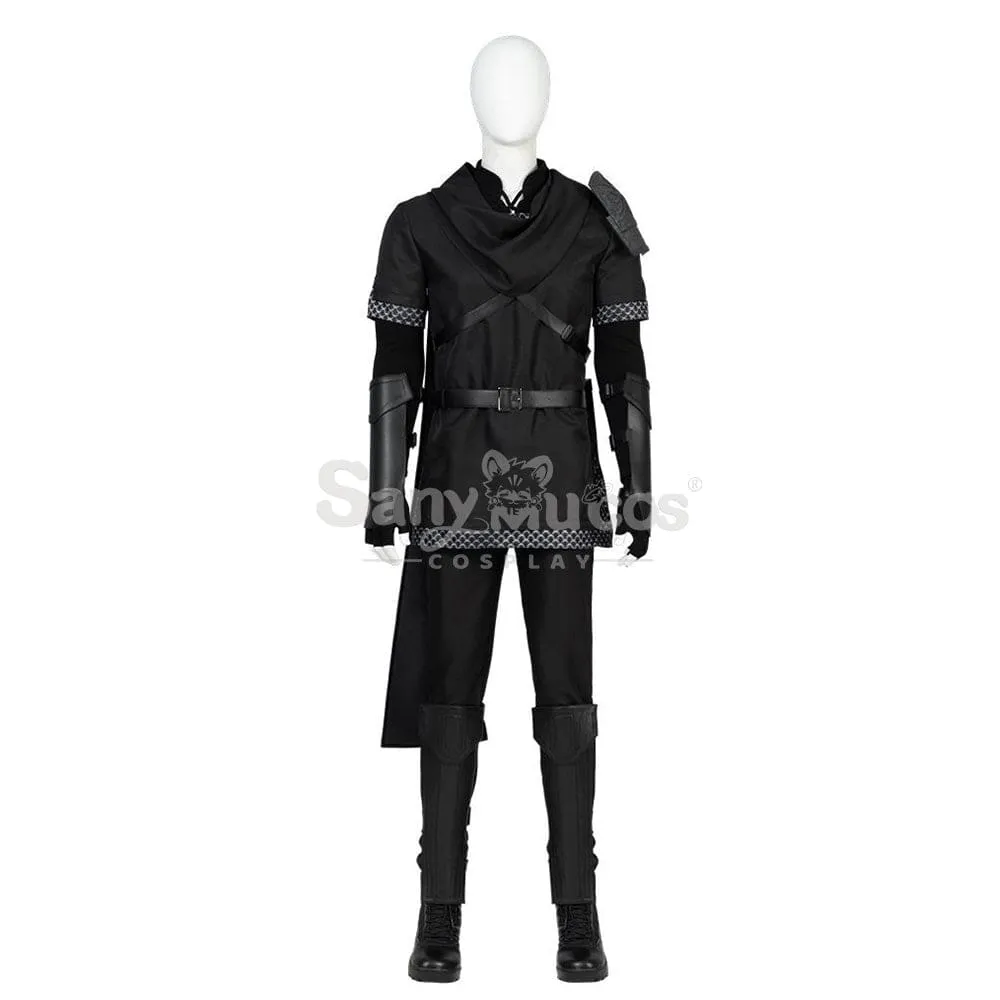 【Custom-Tailor】Game The Legend of Zelda Cosplay Black Link Black Cosplay Costume