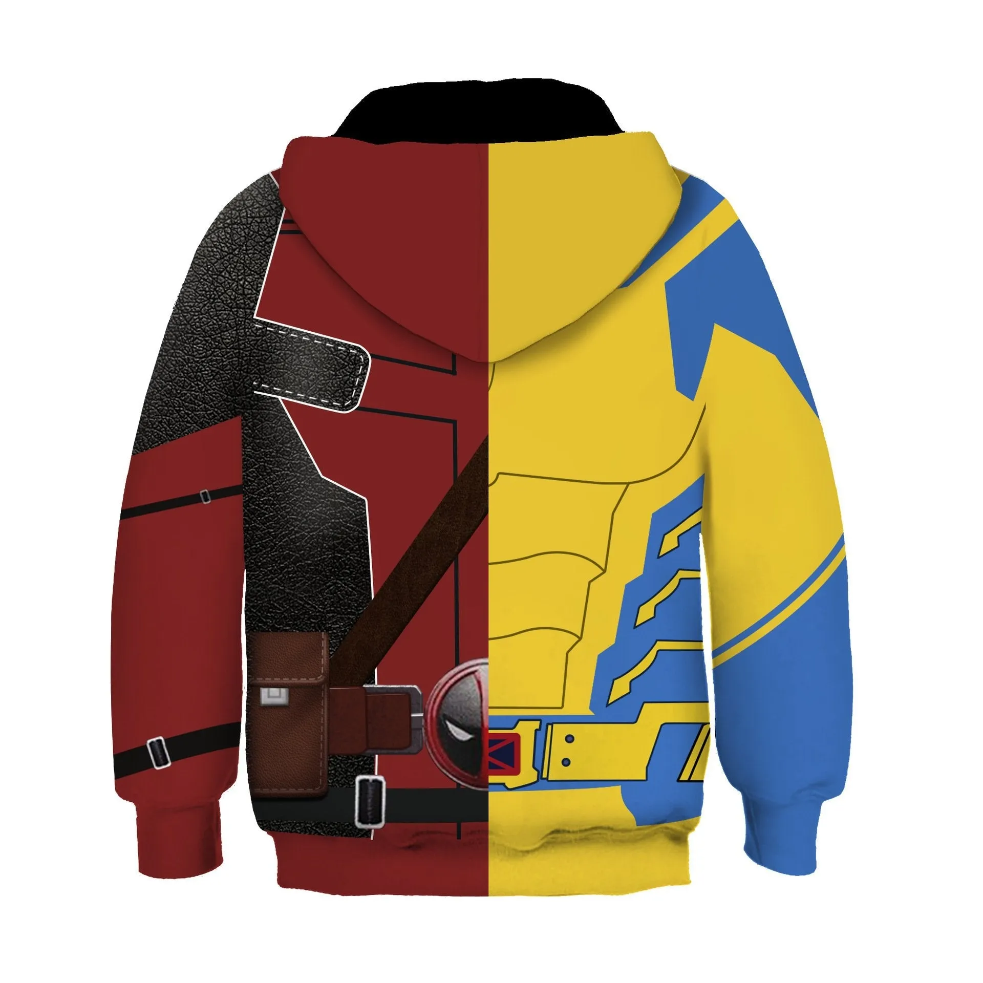 Deadpool and Wolverine Children 3D cartoon Sweater Jumpsuit cosplay