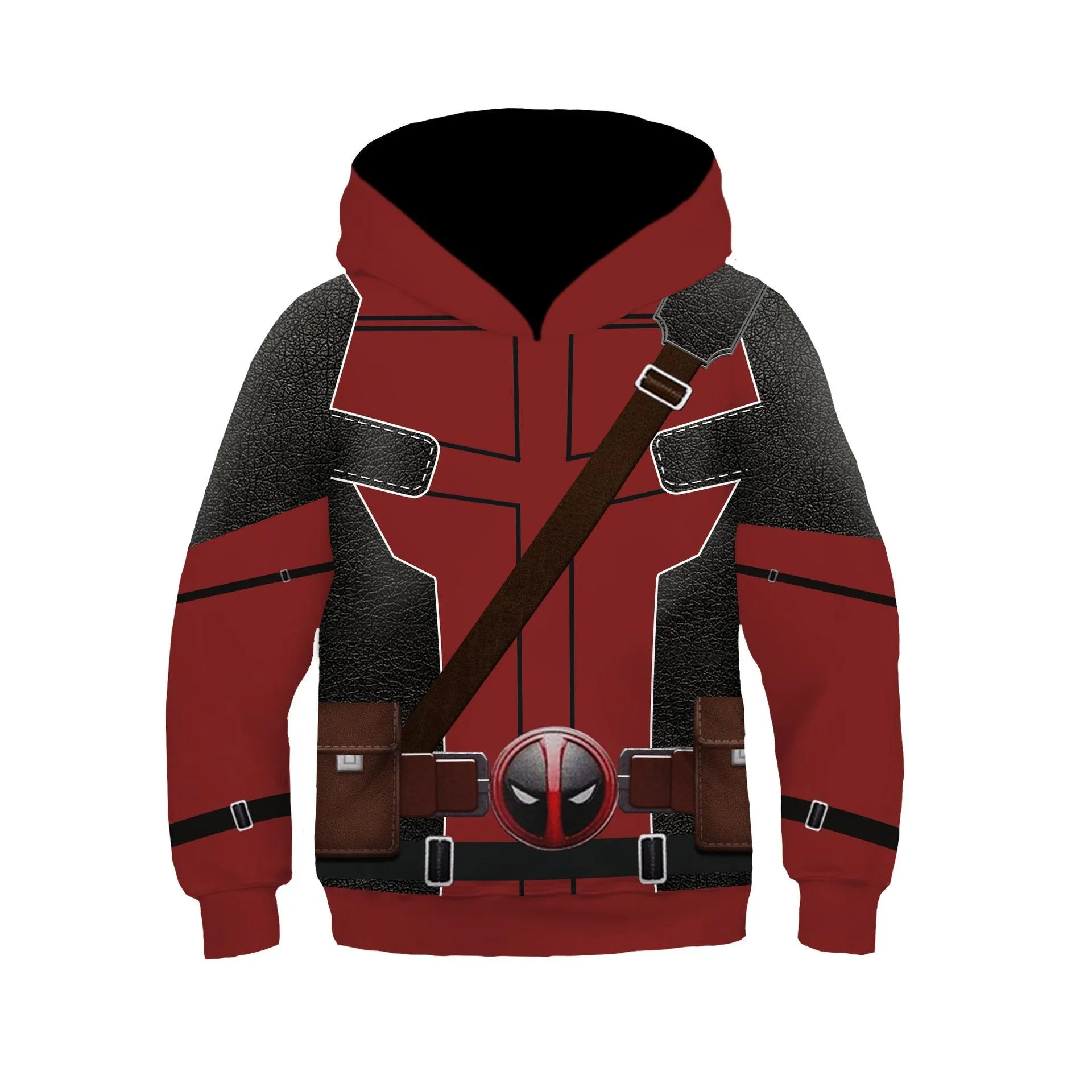 Deadpool and Wolverine Children 3D cartoon Sweater Jumpsuit cosplay