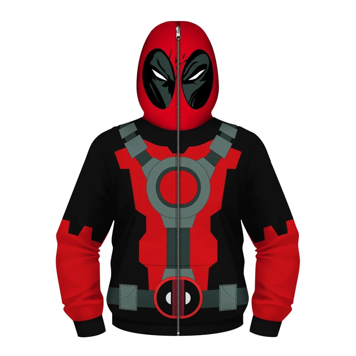 Deadpool and Wolverine Children 3D cartoon Sweater Jumpsuit cosplay