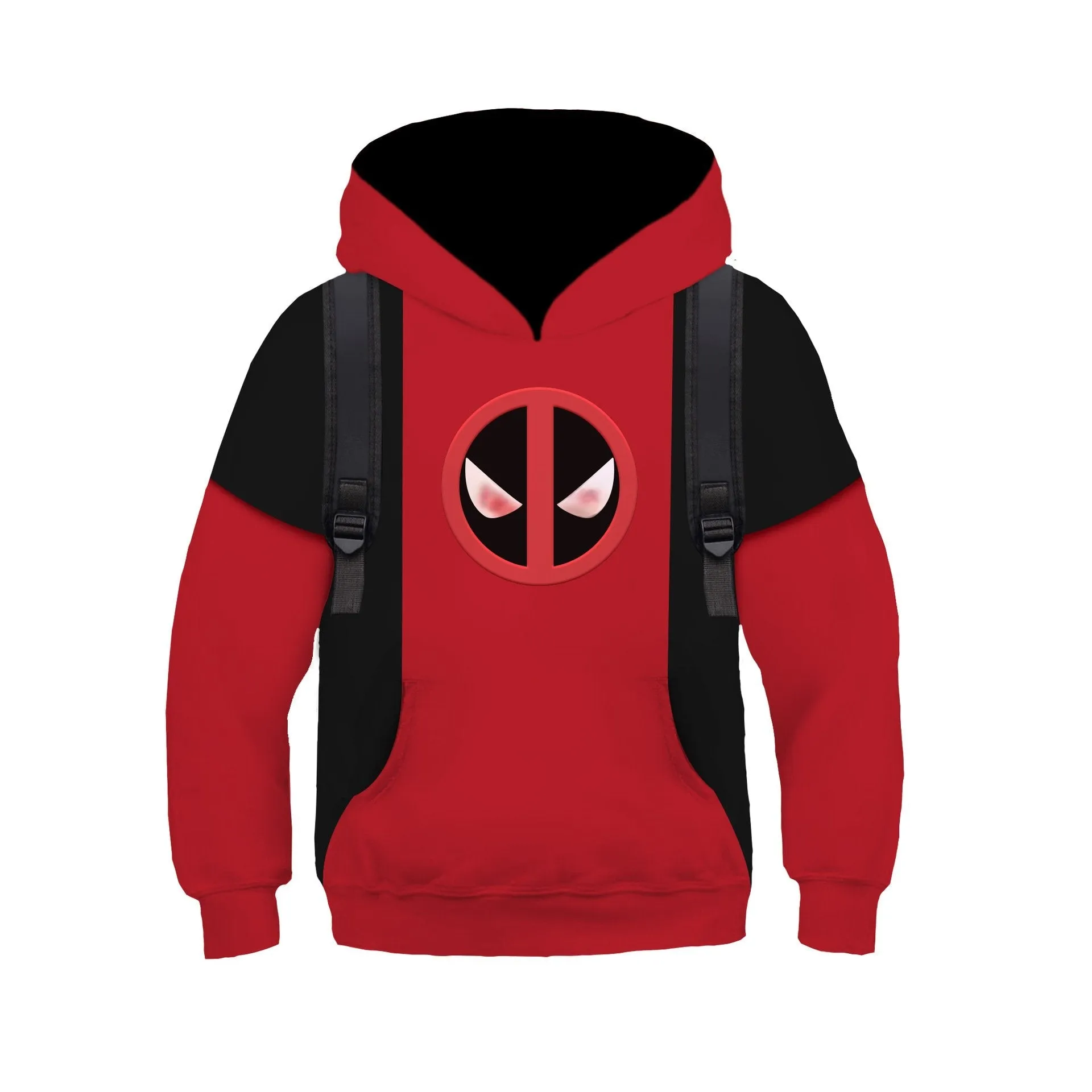 Deadpool and Wolverine Children 3D cartoon Sweater Jumpsuit cosplay