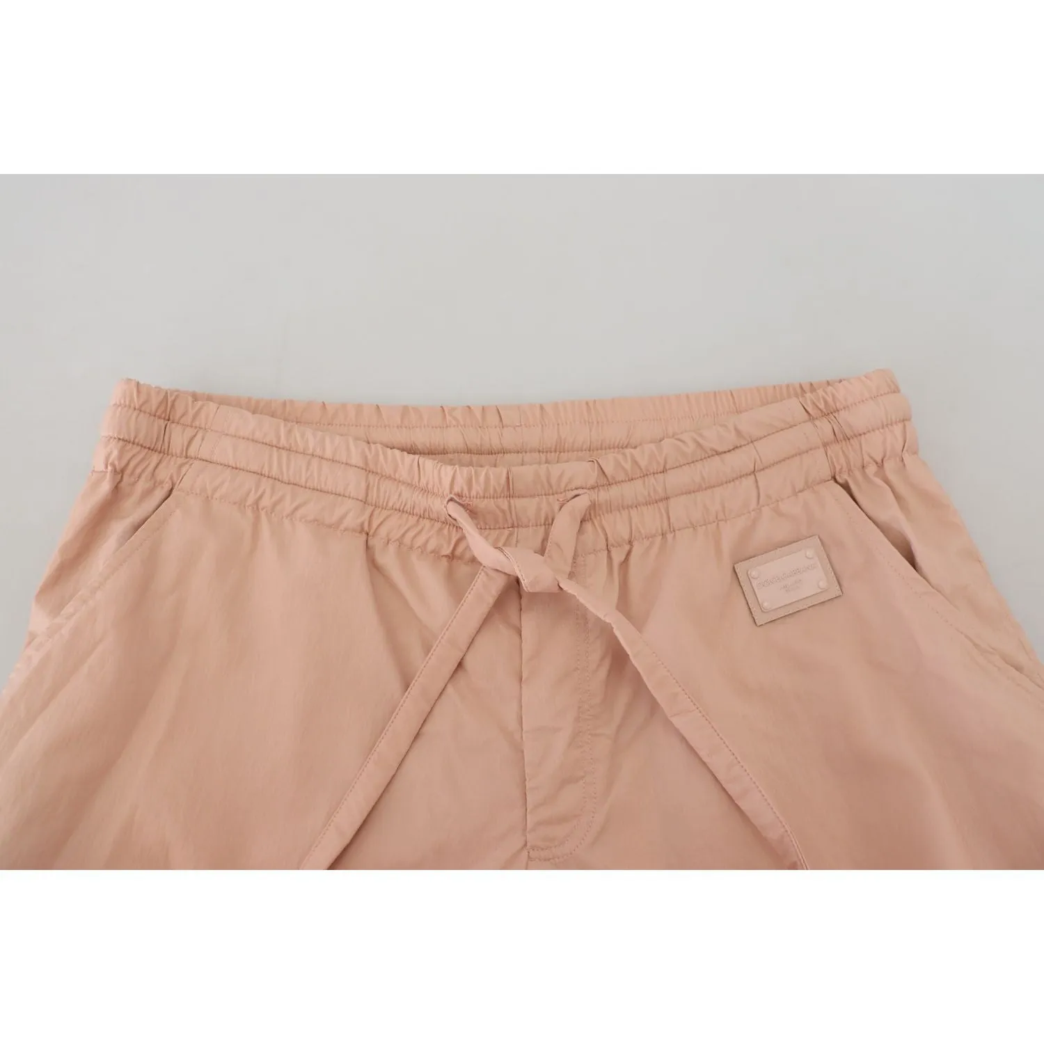 Dolce & Gabbana Elegant Peach Casual Sweatpants