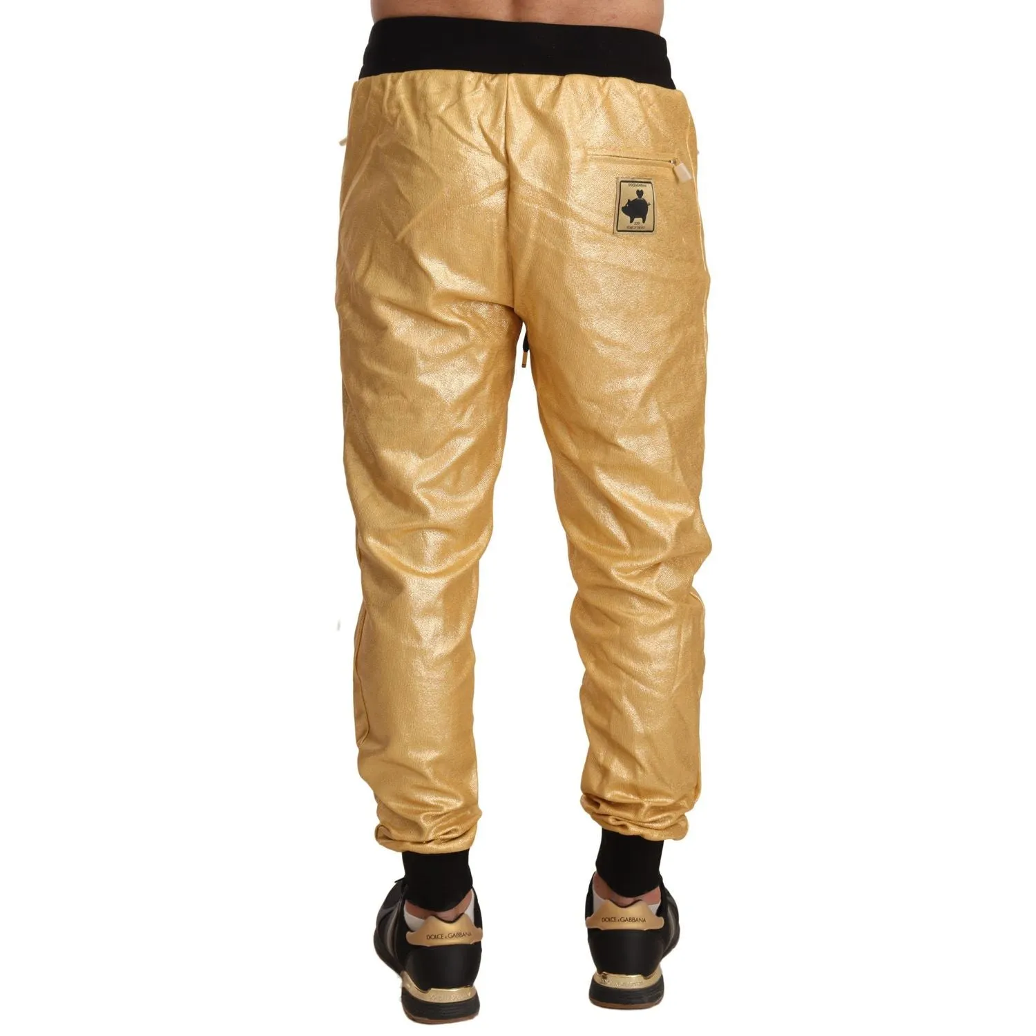 Dolce & Gabbana Gold Year of the Pig Sweatpants