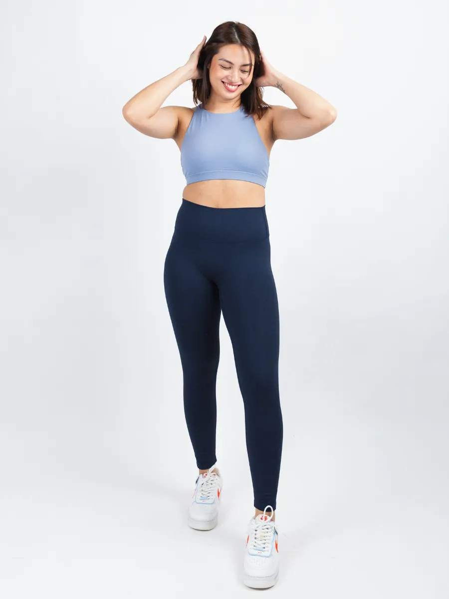 Easy Stretch 7/8 *Seamless Leggings in Dark Blue