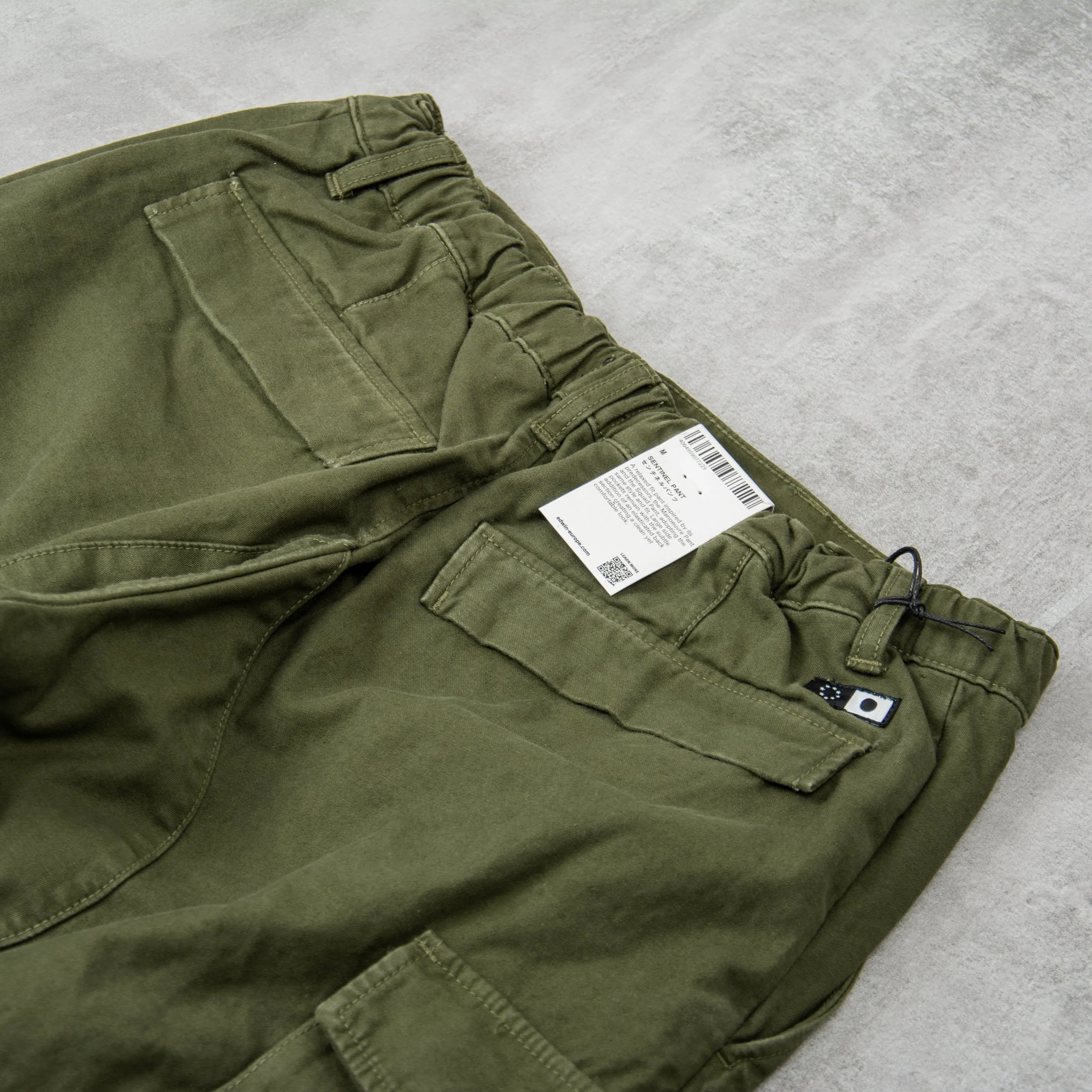 Edwin Sentinel Cargo Pant Back Sateen - Kombu Green