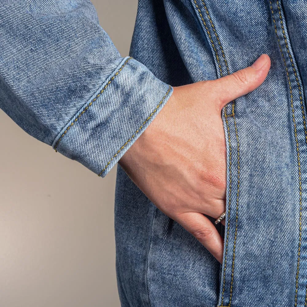 Encouragement in Denim: 'You Are Amazing' Jean Jacket