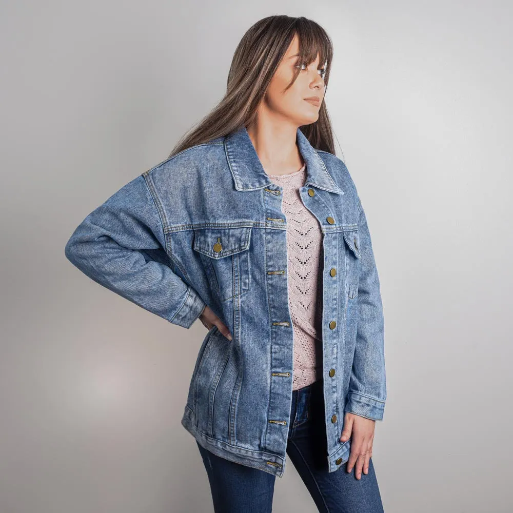 Encouragement in Denim: 'You Are Amazing' Jean Jacket