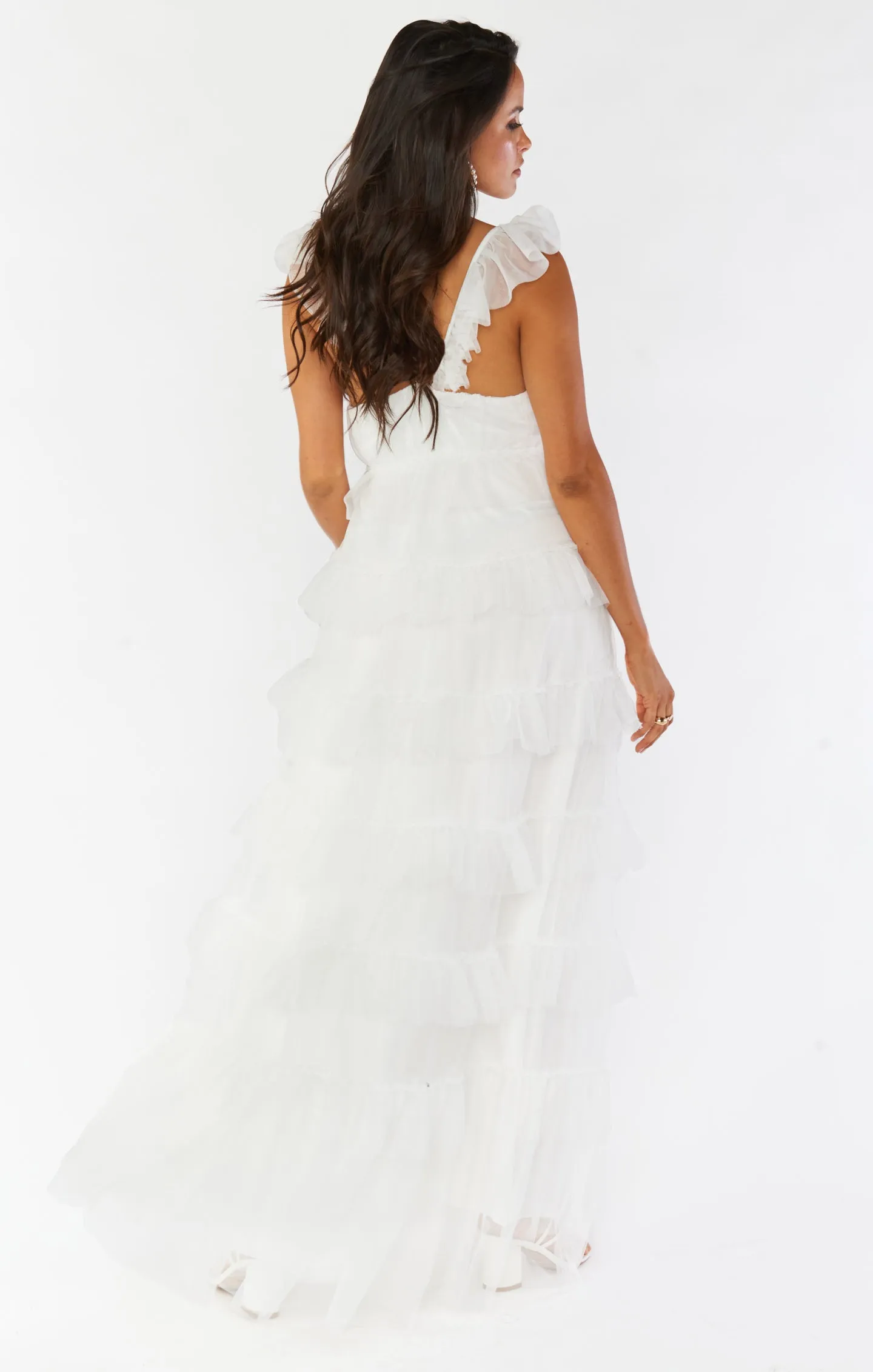 Fairytale Maxi Dress ~ White Tulle