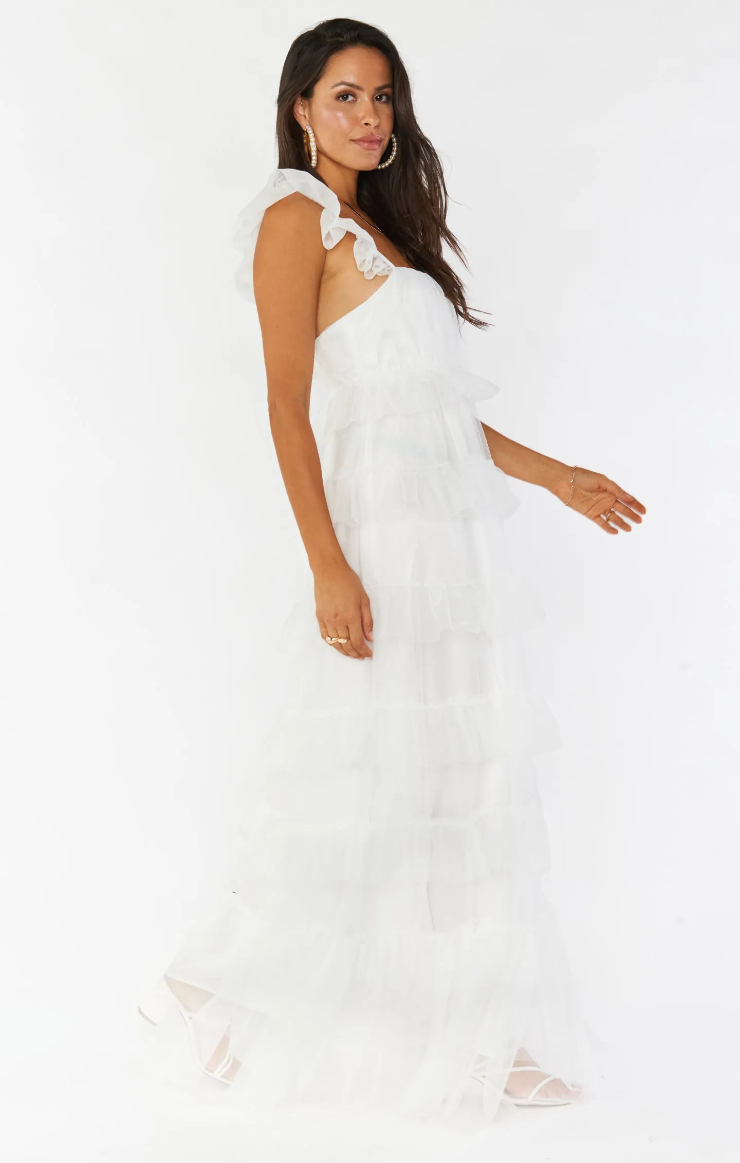 Fairytale Maxi Dress ~ White Tulle