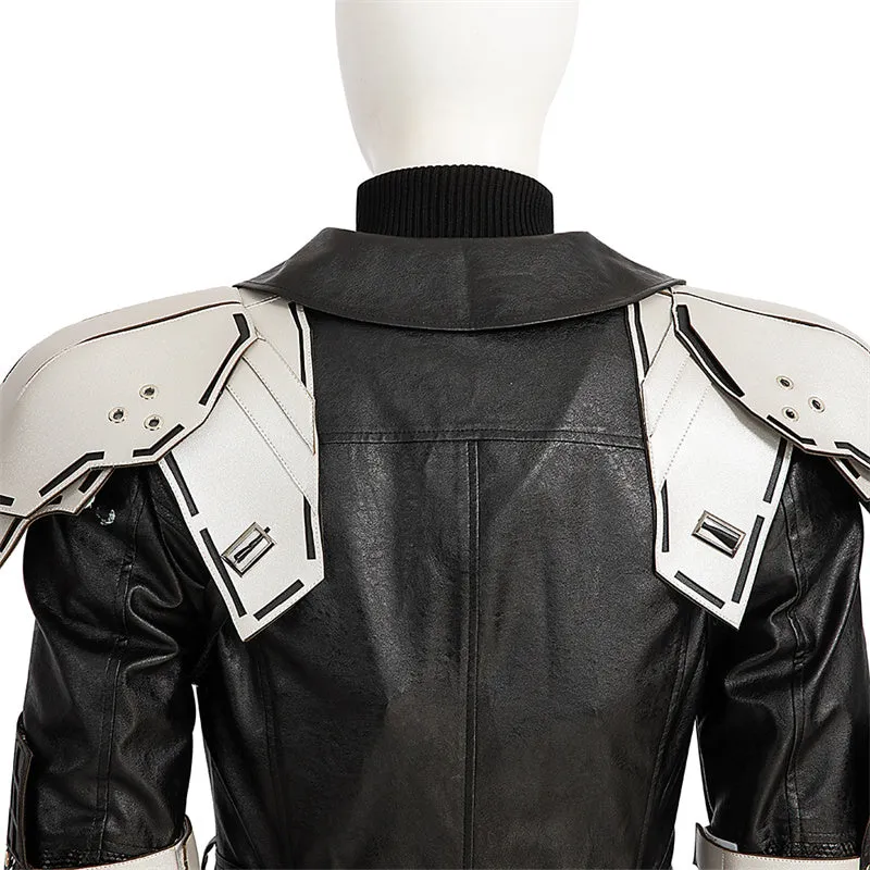 FF7EC Young Sephiroth Cosplay Costumes Final Fantasy VII Ever Crisis Leather Suit