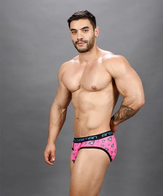 Forever Diamond Mesh Brief w/ Almost Naked