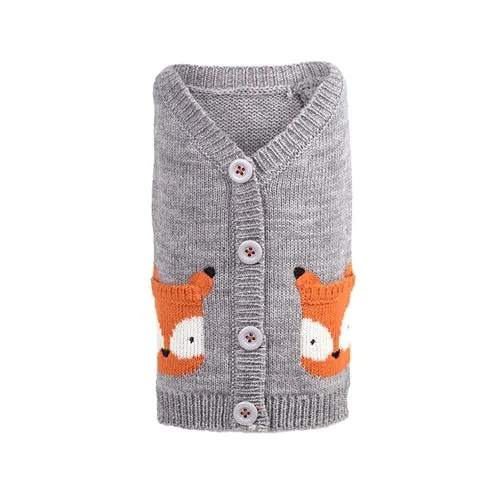 Fox Cardigan Sweater