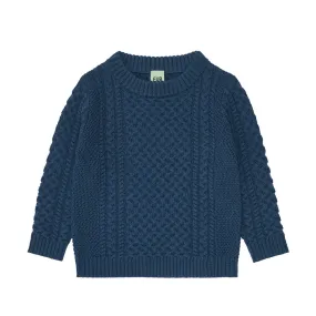 FUB BLUE KNIT SWEATER