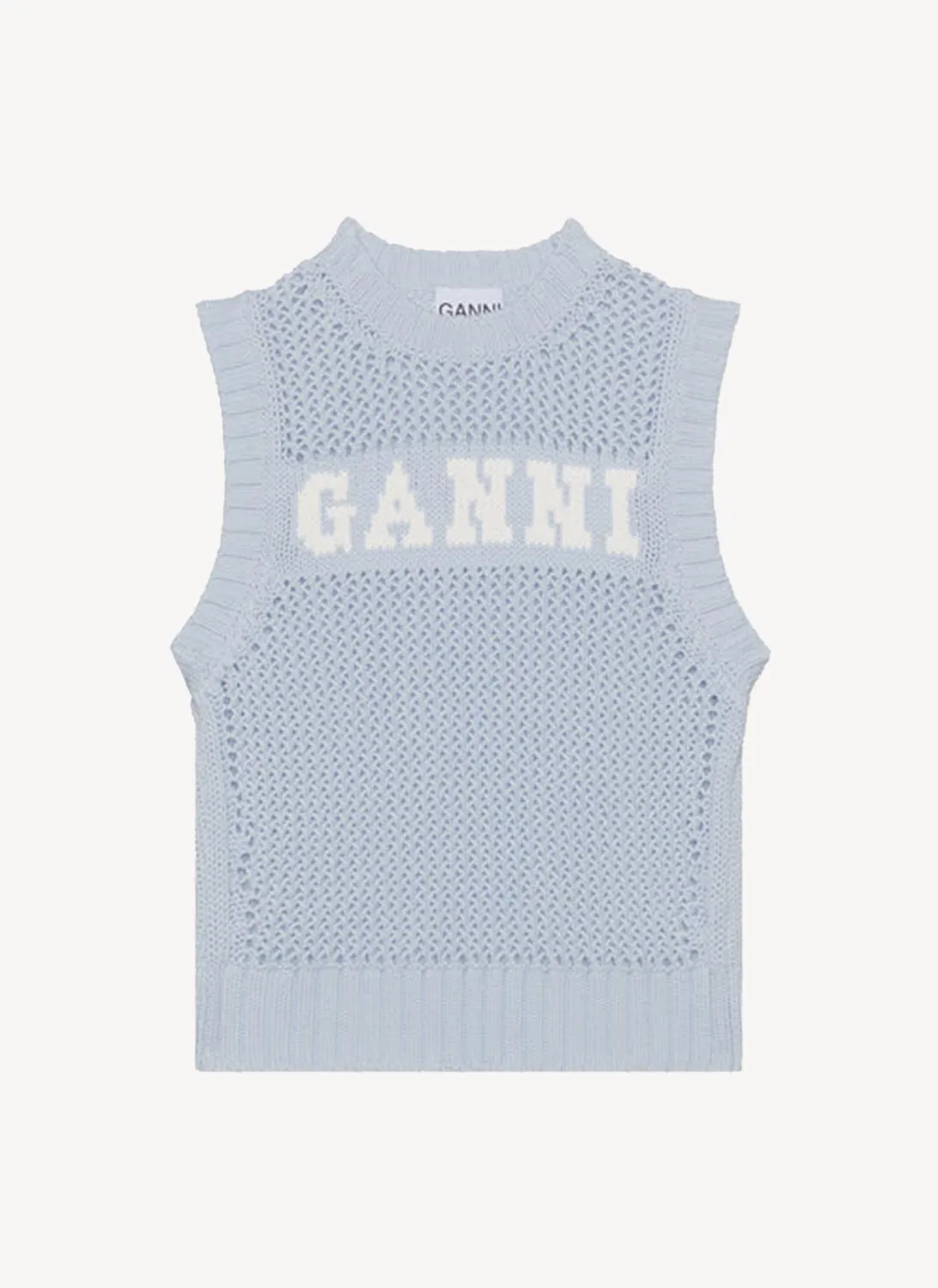 Ganni - Gilet - Light Blue - Femme