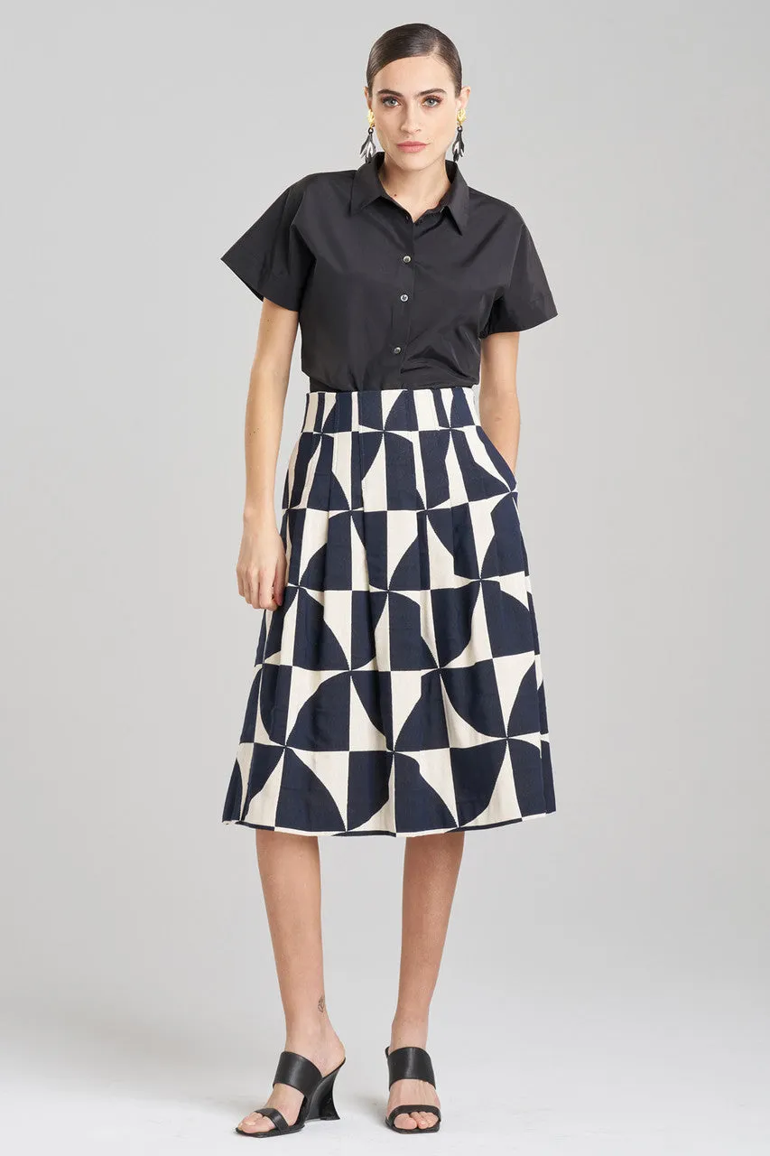 Geo Mod Jacquard Skirt