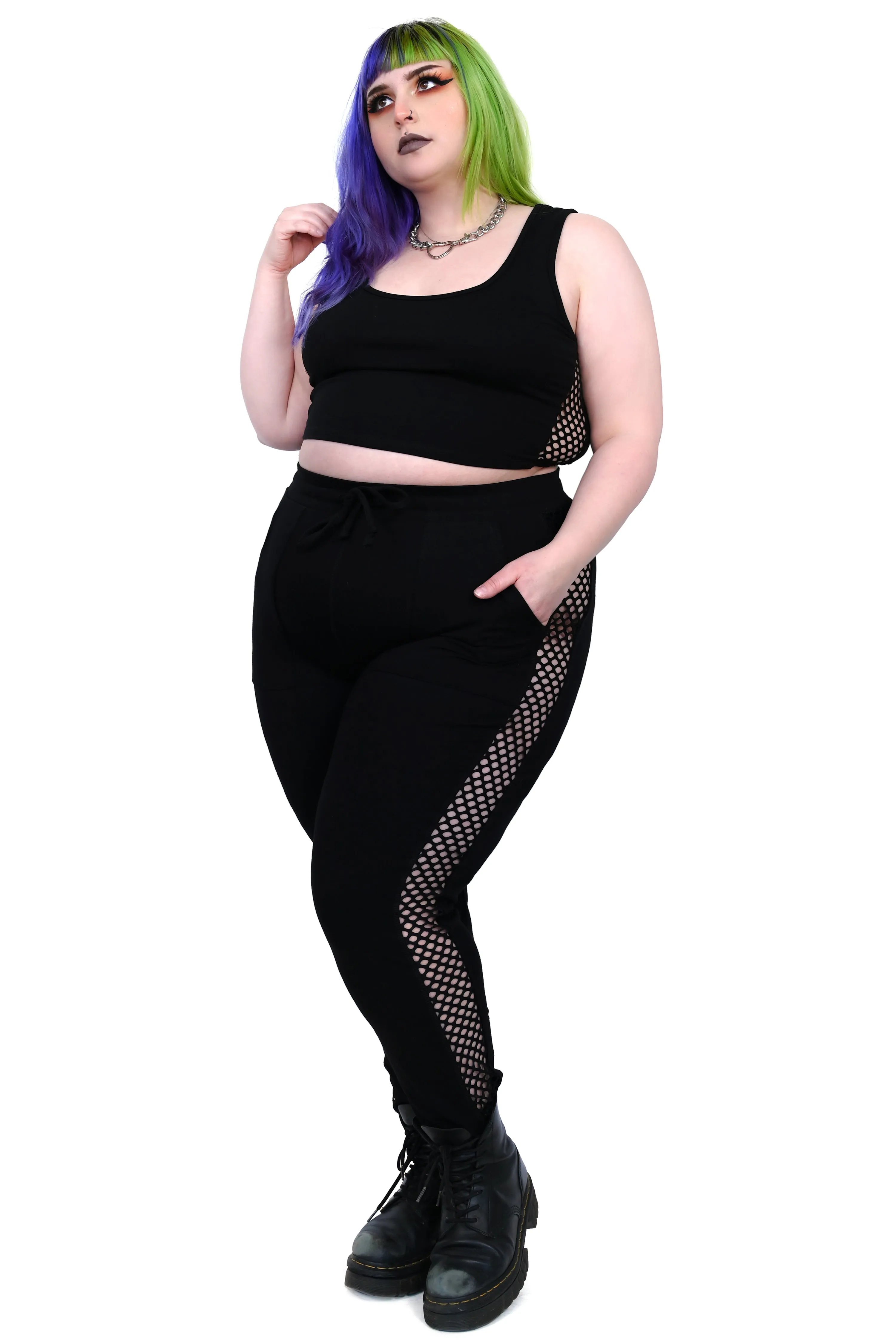 Goth Sporty Spice Jogger Set - No Restock! 4XL left!